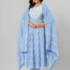 Jaipuri Printed Anarkali Kurta Pant Dupatta Set with Pocket | Rs 3980 for Pack of 4pc of S-XL | Rs 995 Per Pc - Image 5