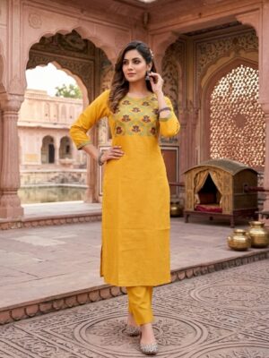 Embroidery Kurta Pant Manufacturer Wholesale in Jaipur
