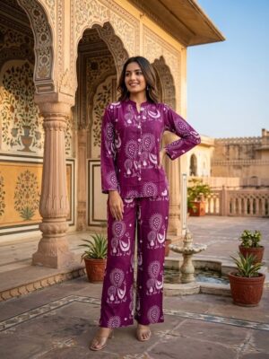 Co-ord Set With Palazzo Manufacturer Wholesale in Jaipur